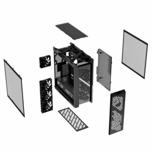 کیس ASUS ROG Strix Helios II GX601S - Black - تصویر 3