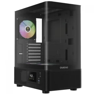کیس Gamdias Atlas E2 CG - Black - تصویر 2