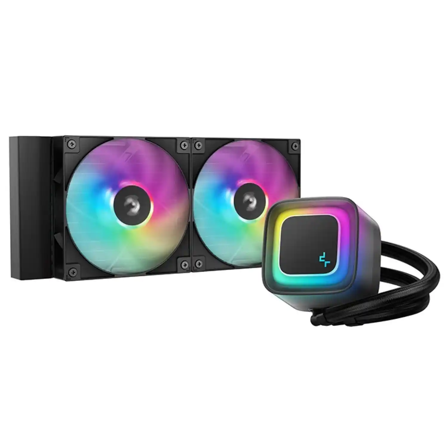 LE240-V2-1-1500x1500 کولر پردازنده DeepCool LE240 V2 - Black - تصویر 1