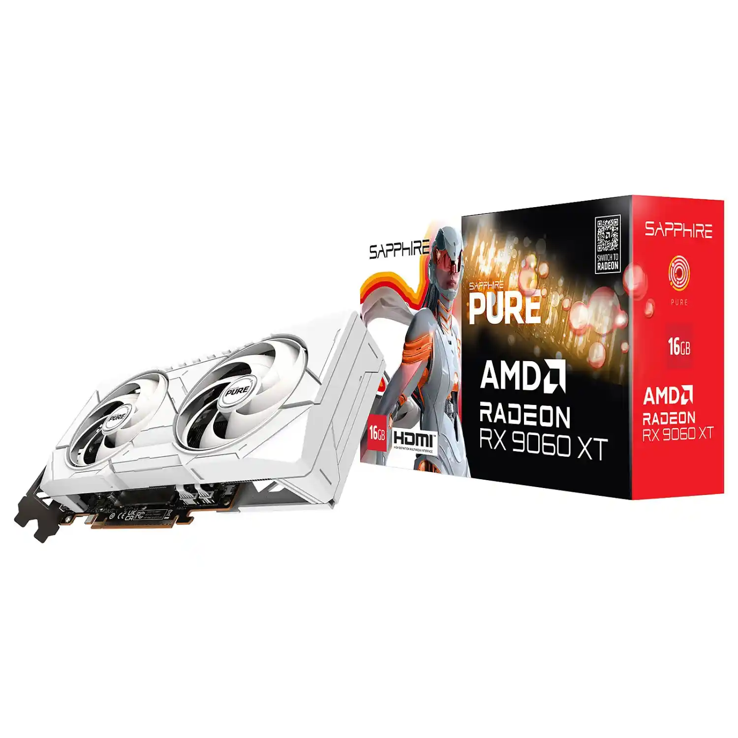 Pure-RX-9060-XT-16GB-1-1500x1500 کارت گرافیک Sapphire Pure RX 9060 XT OC 16GB - تصویر 1